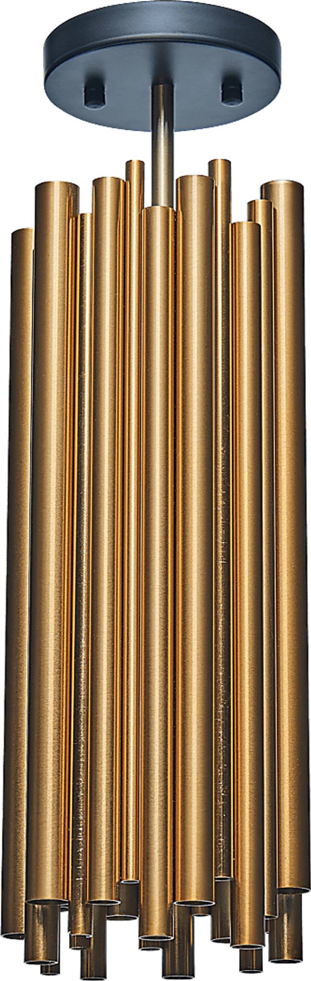 Dennis Avenue  Brass Chandelier - Thumbnail - Image 1