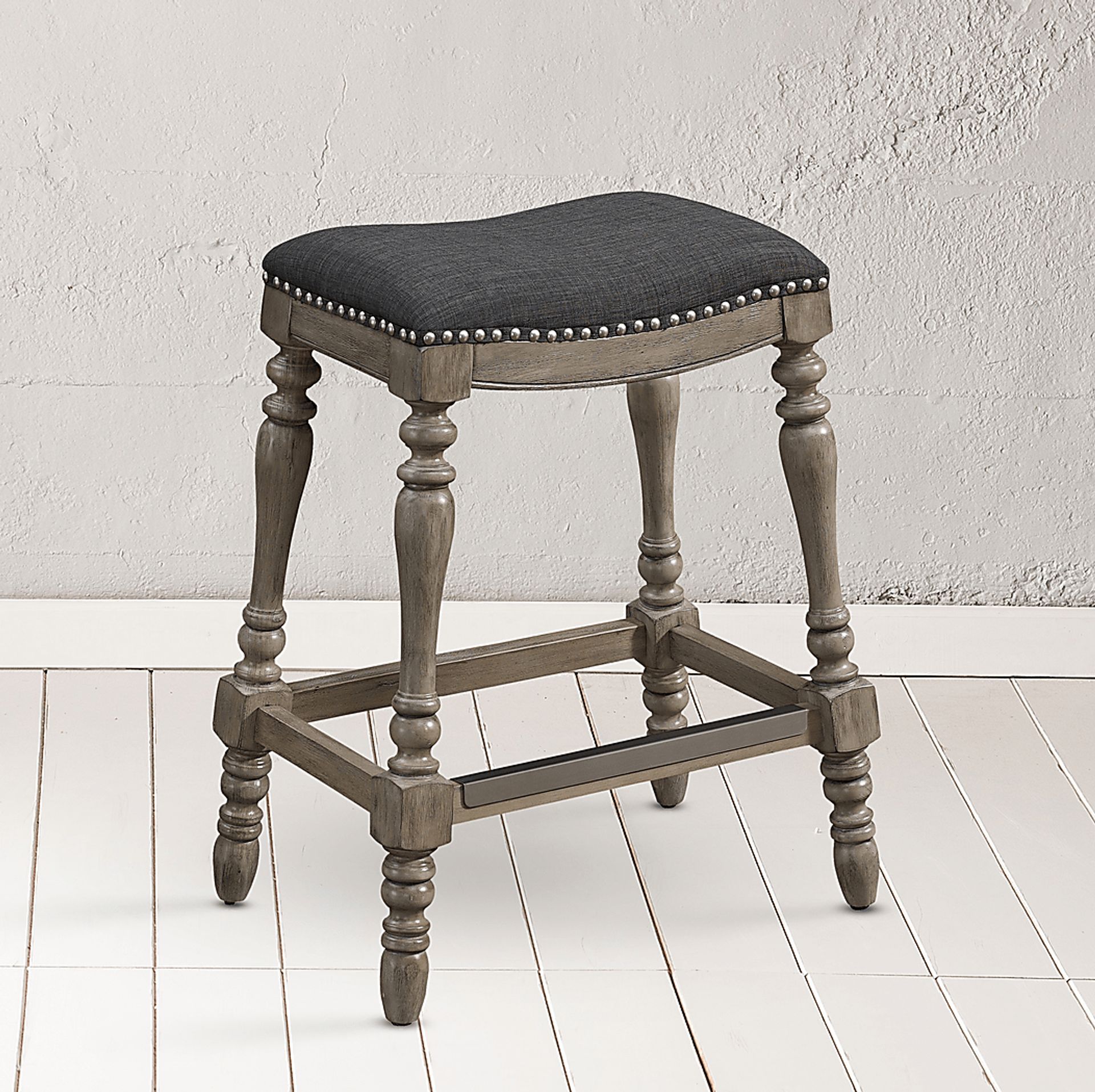 Deno Charcoal Counter Stool - Image 4