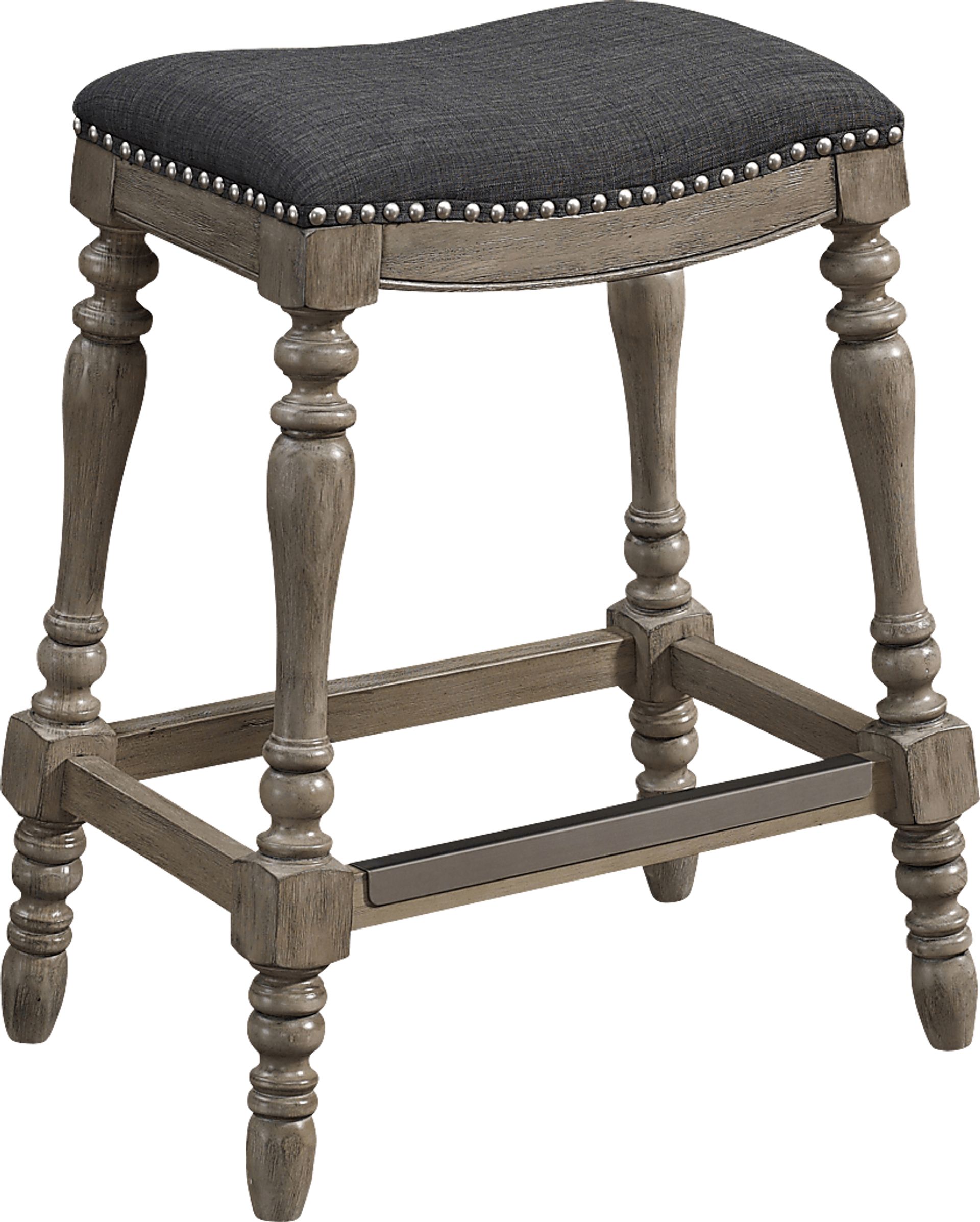 Deno Charcoal Counter Stool - Image 1