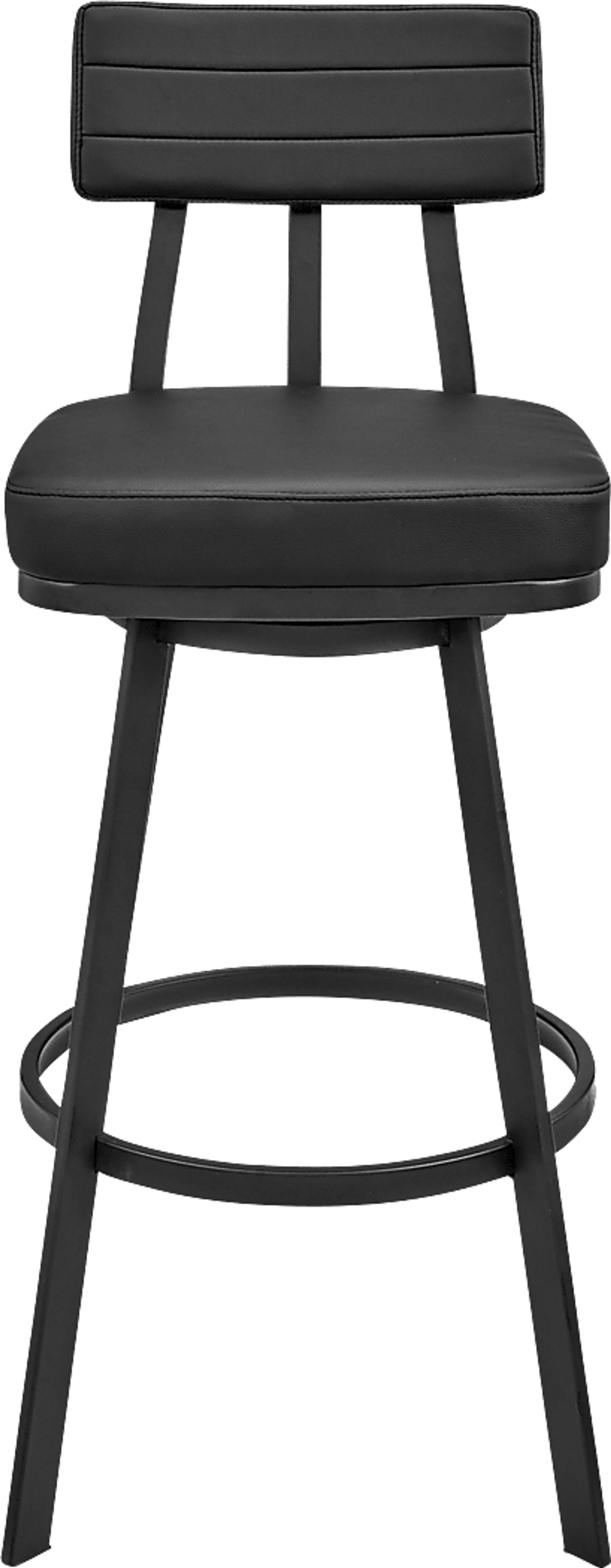 Densmores Black Swivel Bar Stool - Image 4