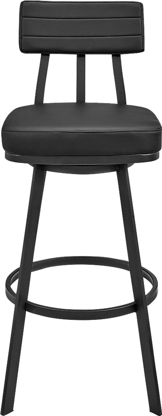 Densmores Black Swivel Counter Stool - Thumbnail - Image 4