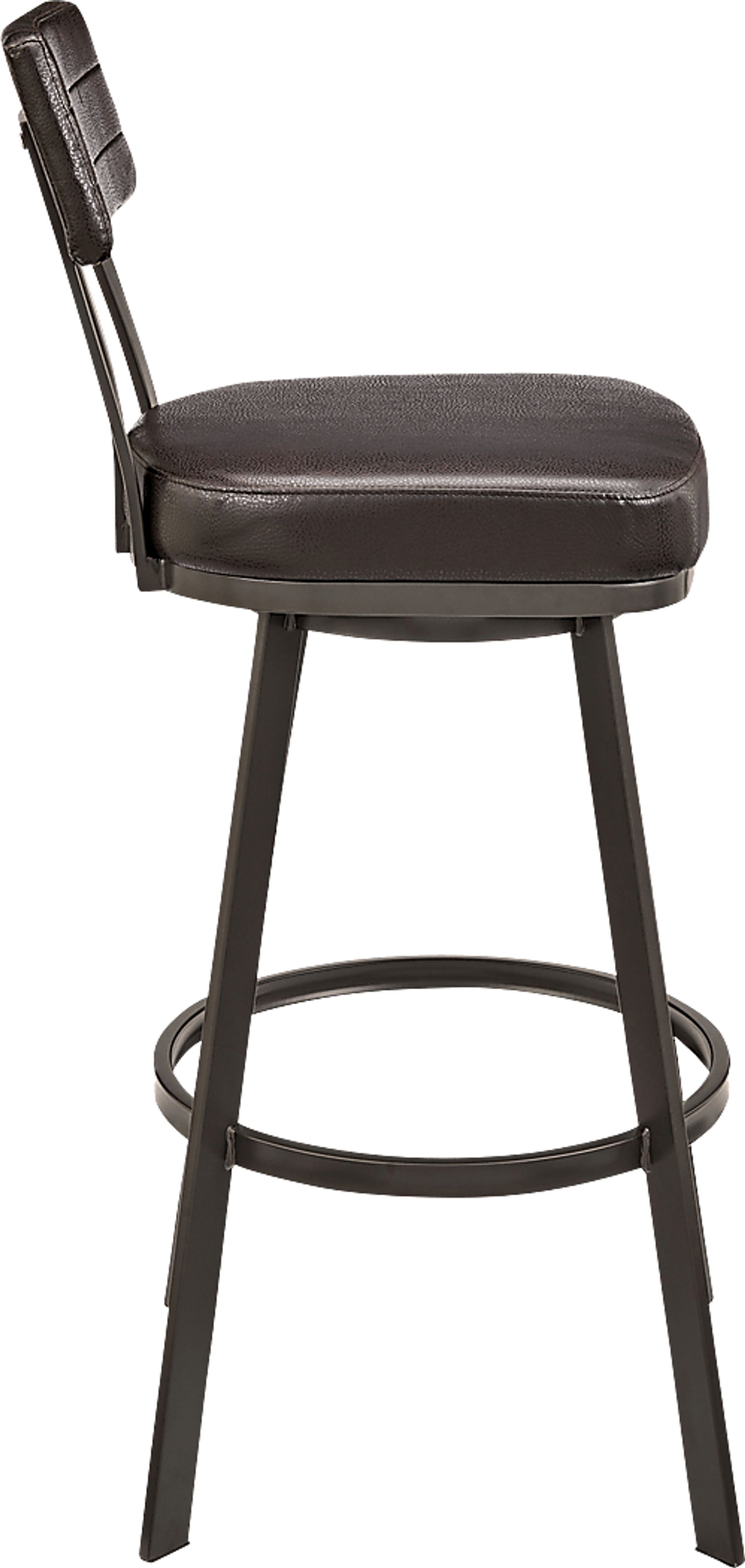 Densmores Brown Swivel Counter Stool - Image 3