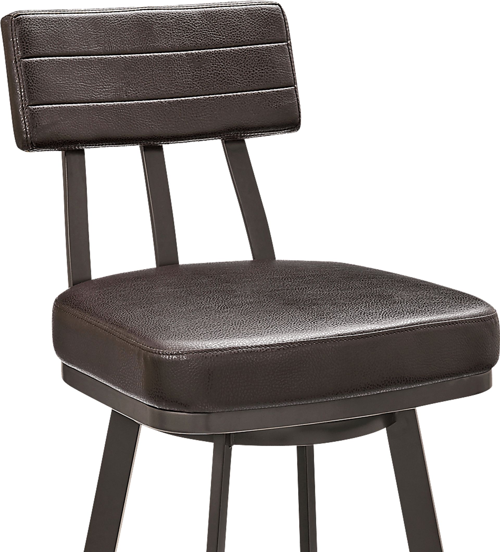 Densmores Brown Swivel Counter Stool - Image 7