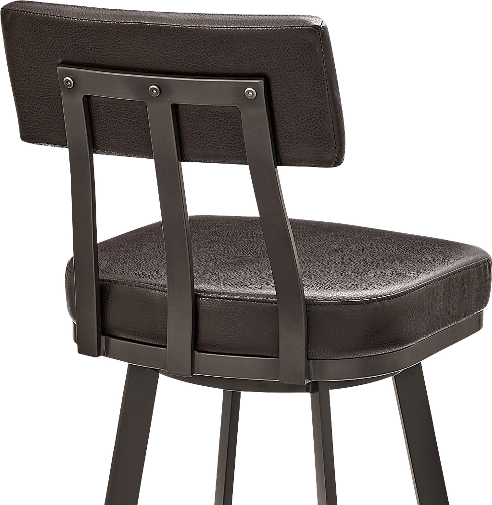 Densmores Brown Swivel Counter Stool - Image 8