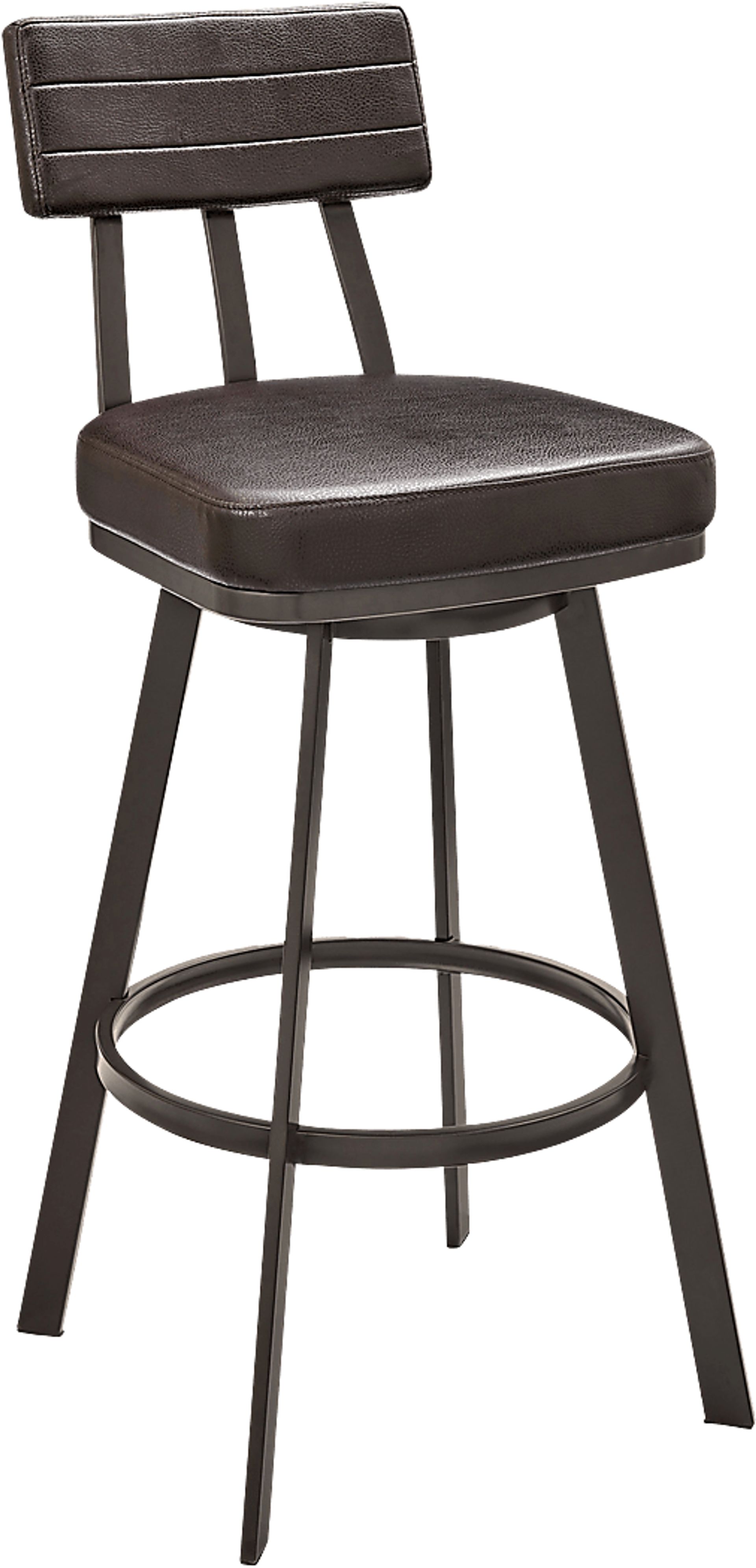 Densmores Brown Swivel Counter Stool - Image 1