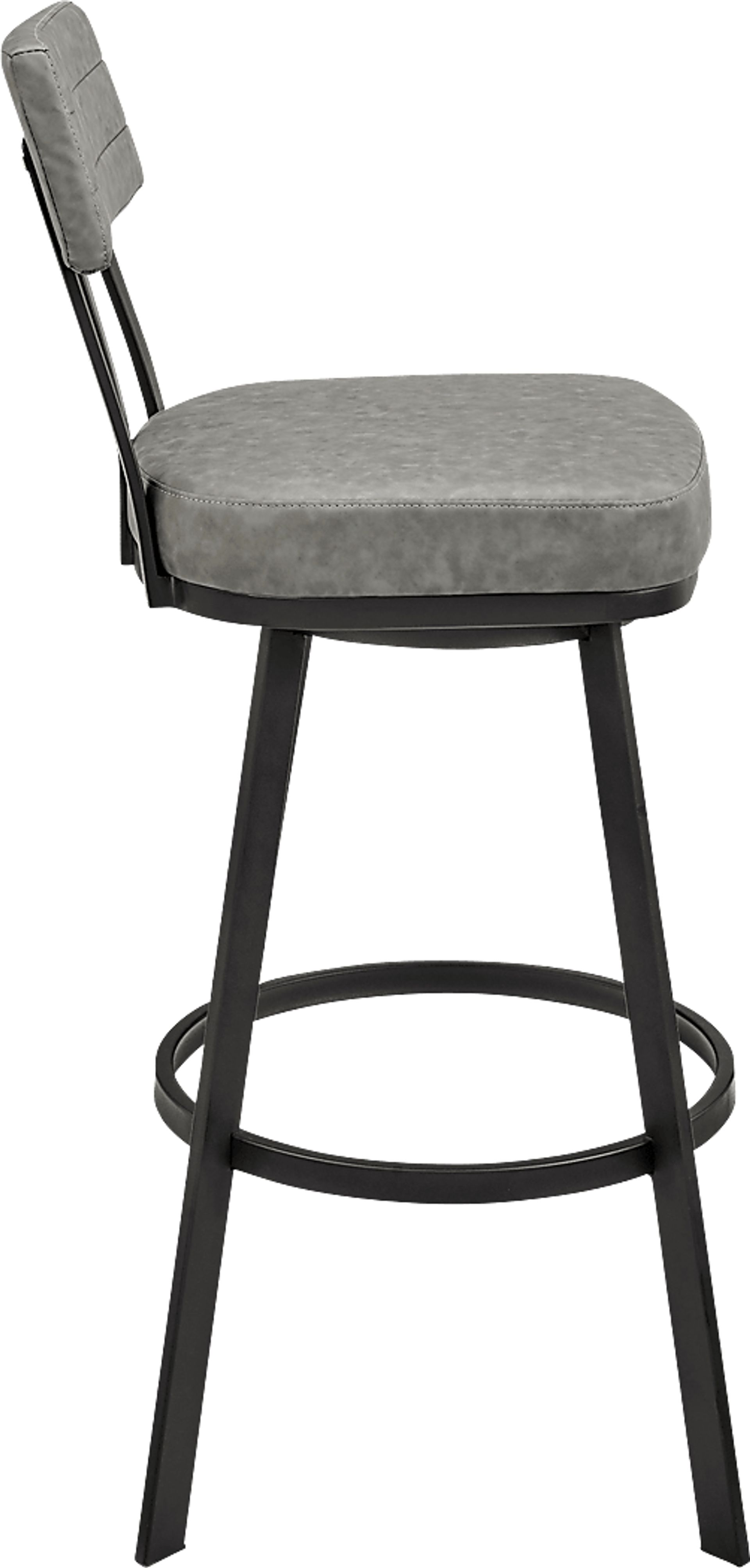 Densmores Gray Swivel Counter Stool - Image 3