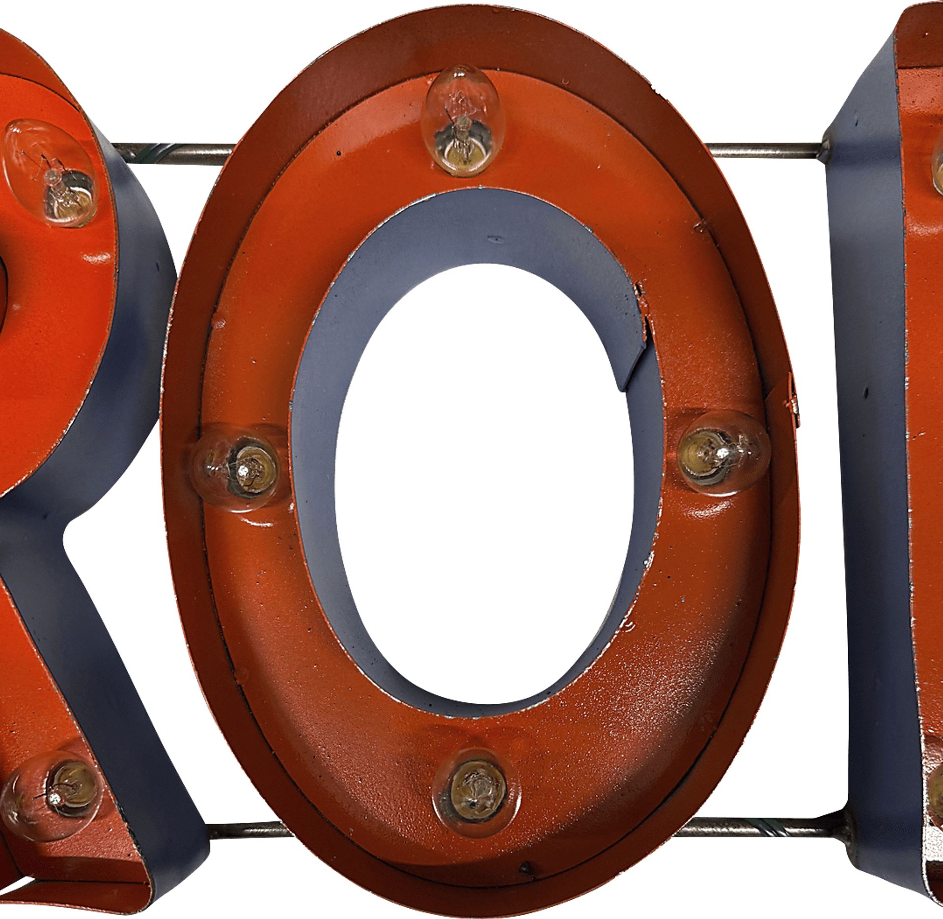 Denver Broncos Orange Metal Wall Decor - Image 3