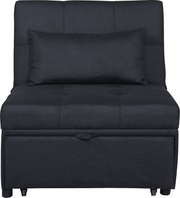 Denvir Black Convertible Chair