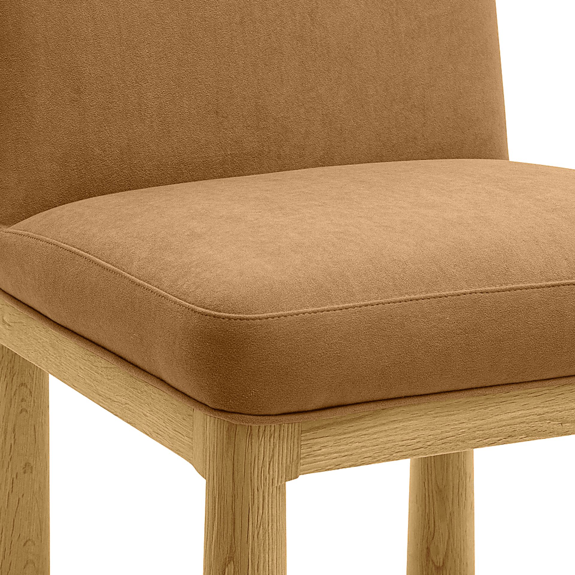 Deorsam Cognac Dining Chair - Image 5
