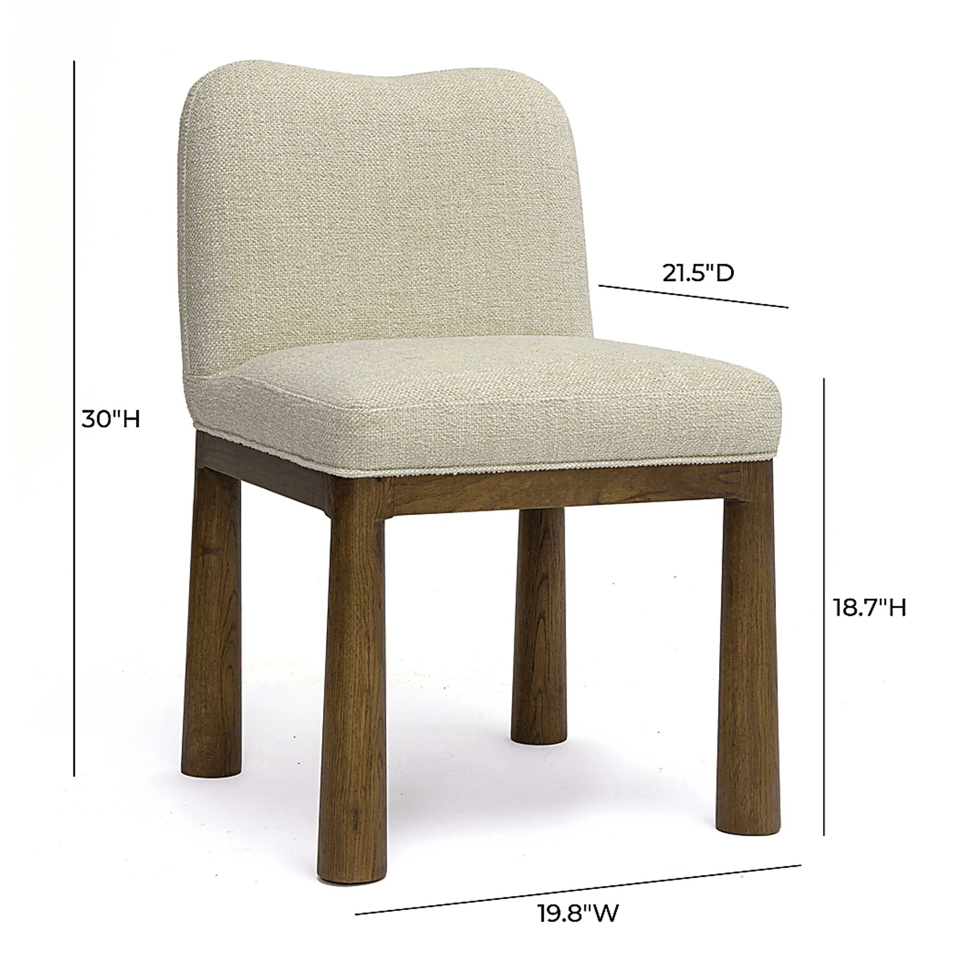Deorsam II Cream Dining Chair - Image 5