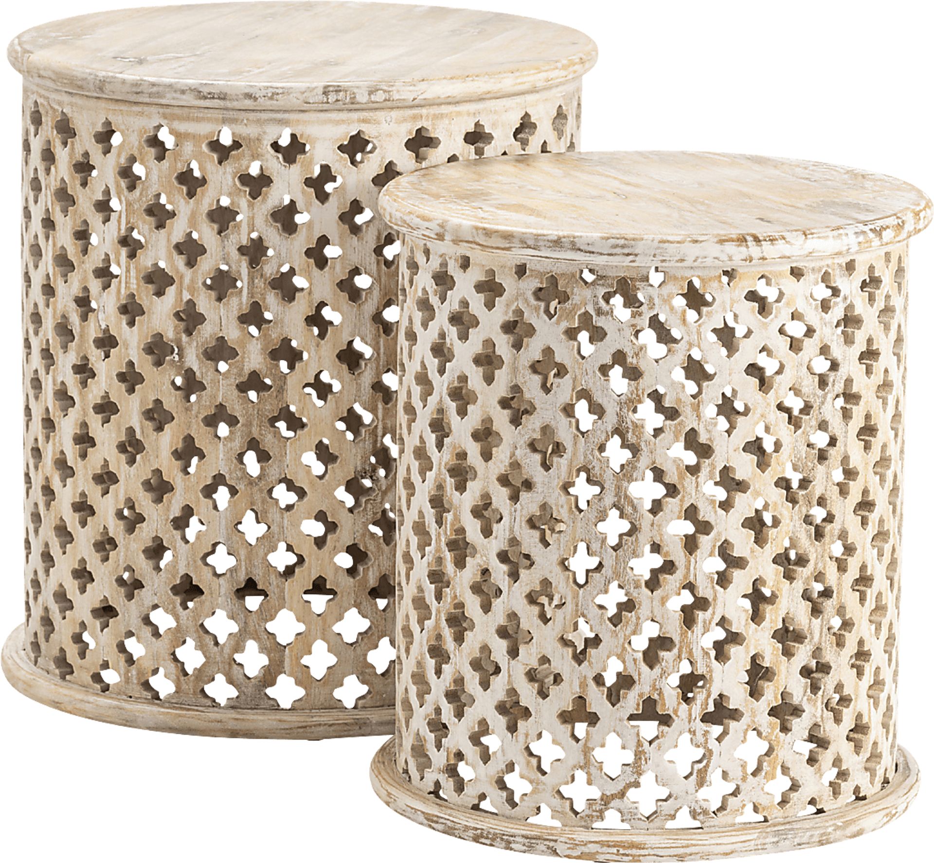 Depanne Gray End Table, Set of 2 - Image 1