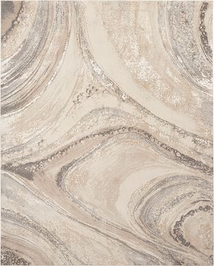 Dephia Cream/Gray 7'10 x 9'10 Rug