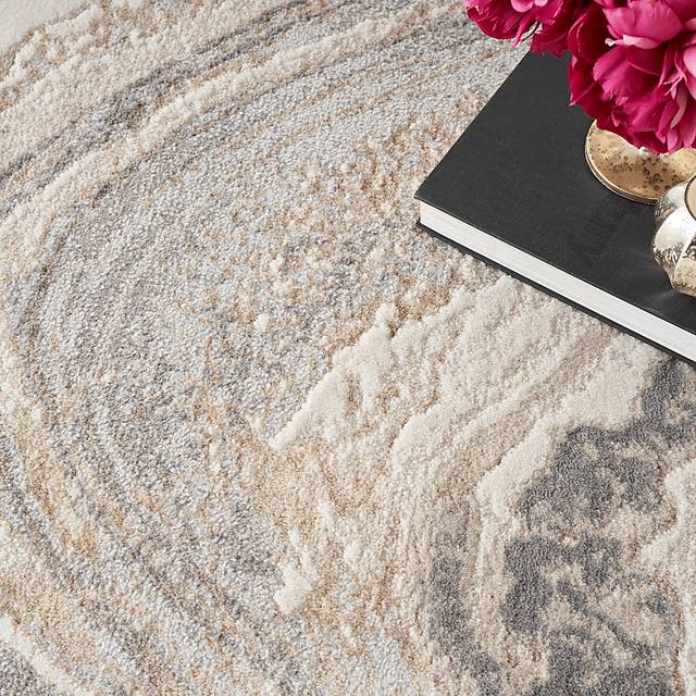 Dephia Cream/Gray 9' x 12' Rug - Thumbnail - Image 4