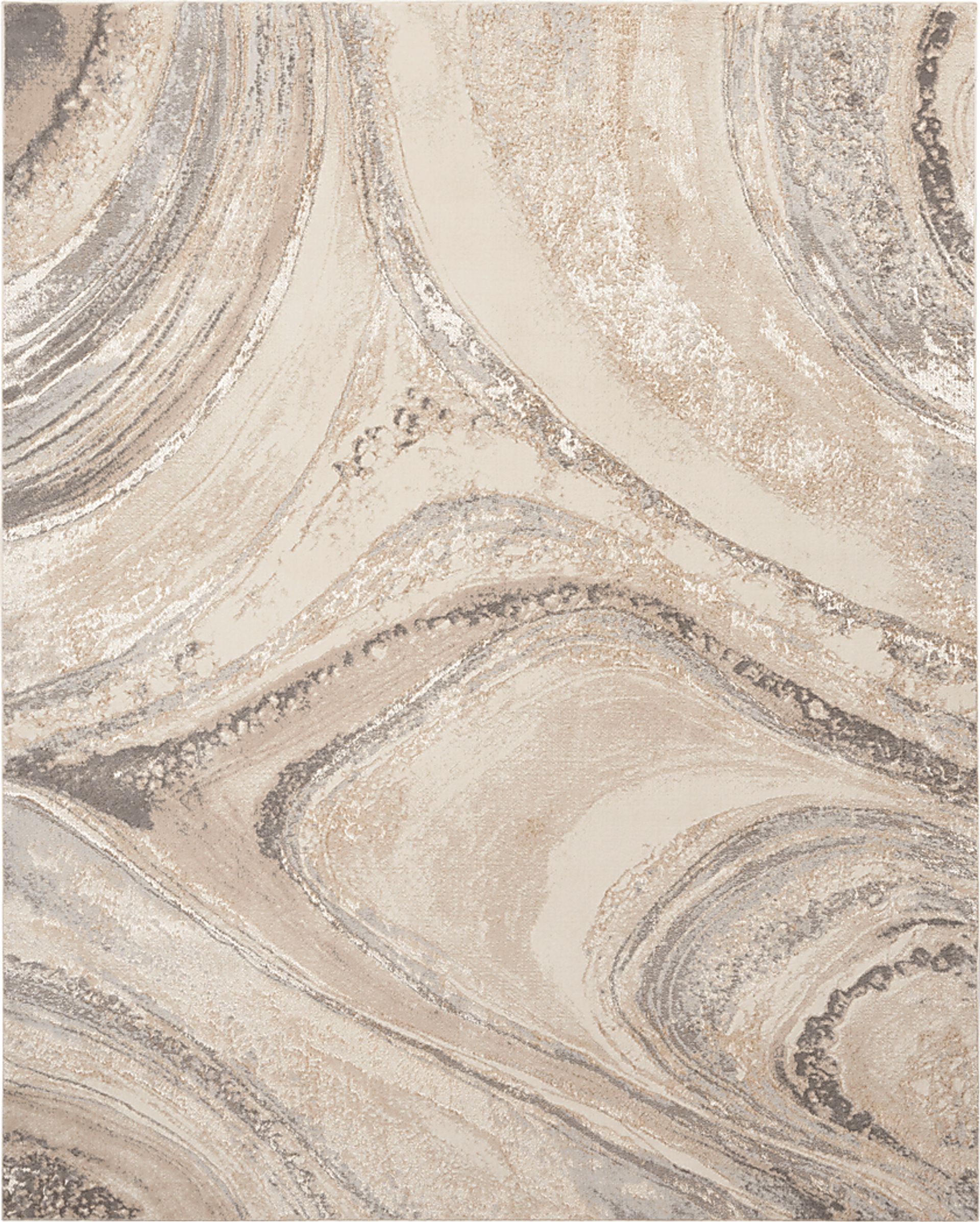 Dephia Cream/Gray 9' x 12' Rug - Image 1