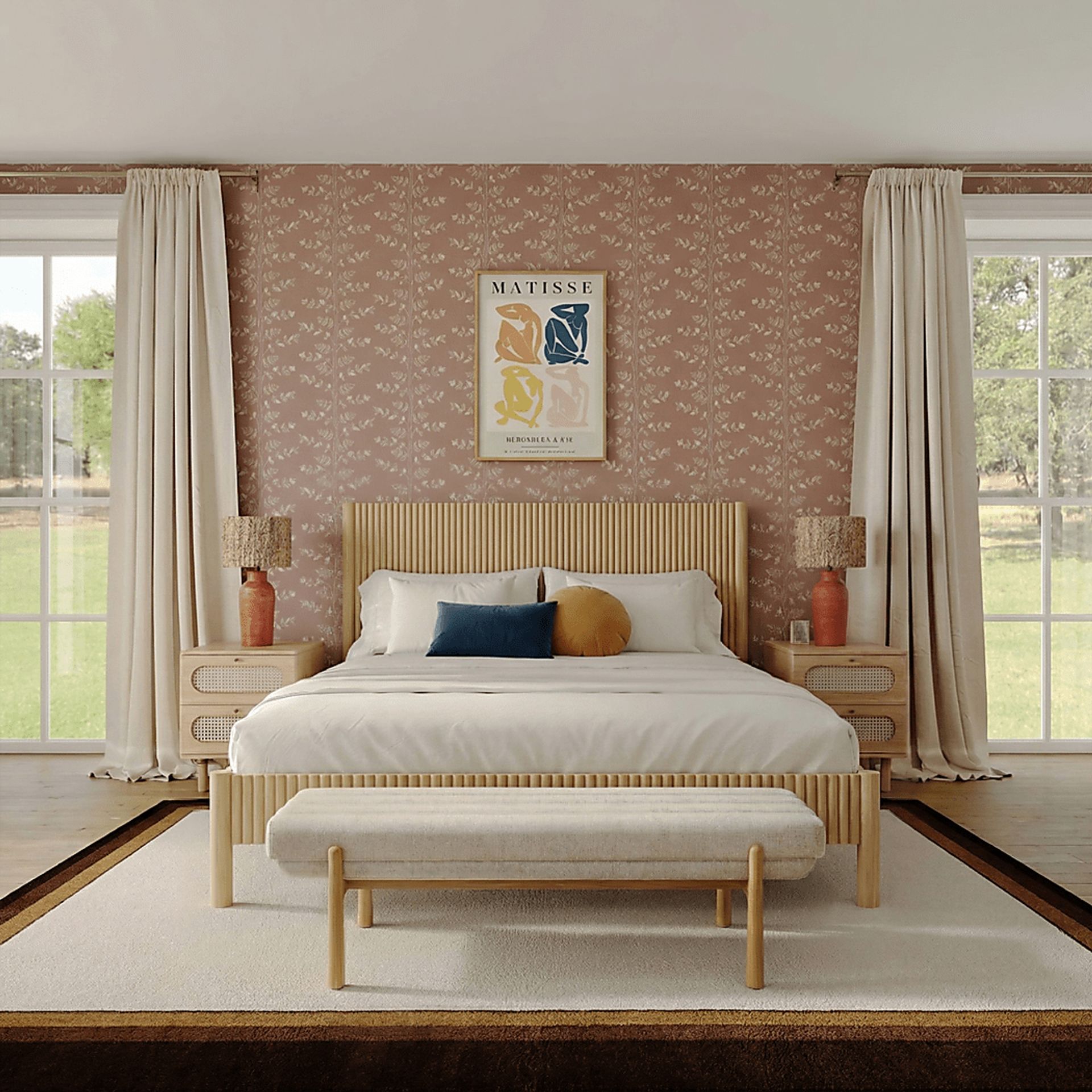 Deppert Beige Bench - Image 2