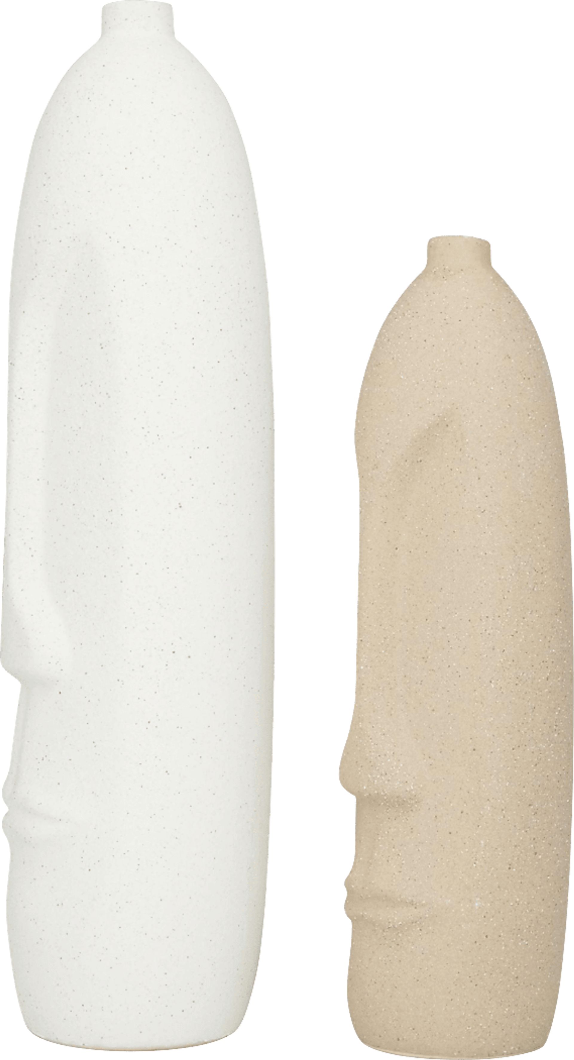 Depshu Beige Scupture, Set of 2 - Image 6