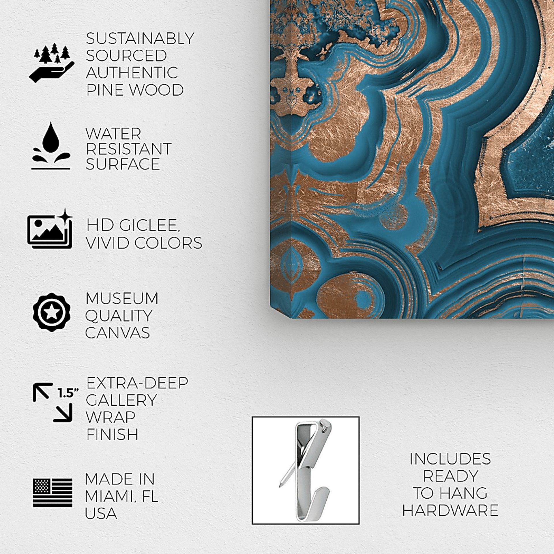 Depths Of Earth Blue Artwork - Image 2