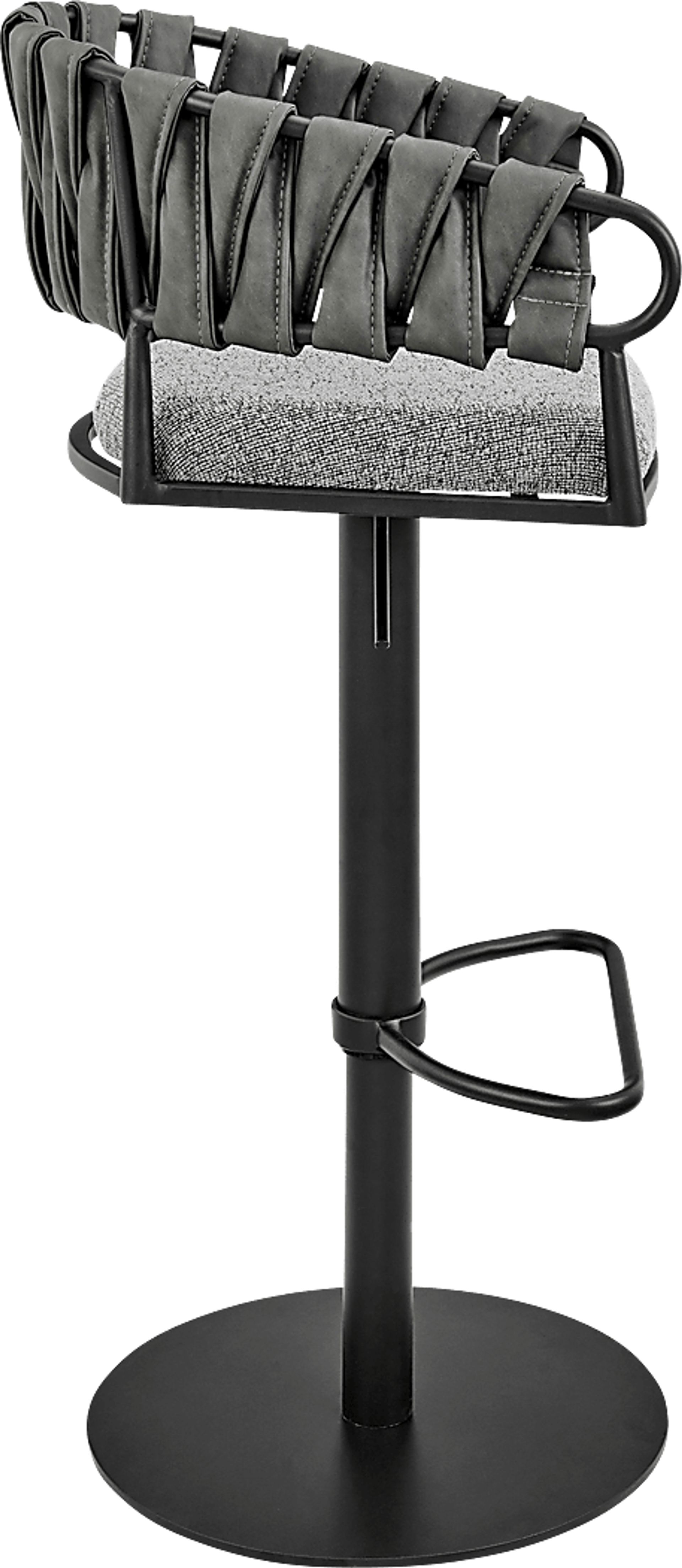 Depue Gray Barstool - Image 4
