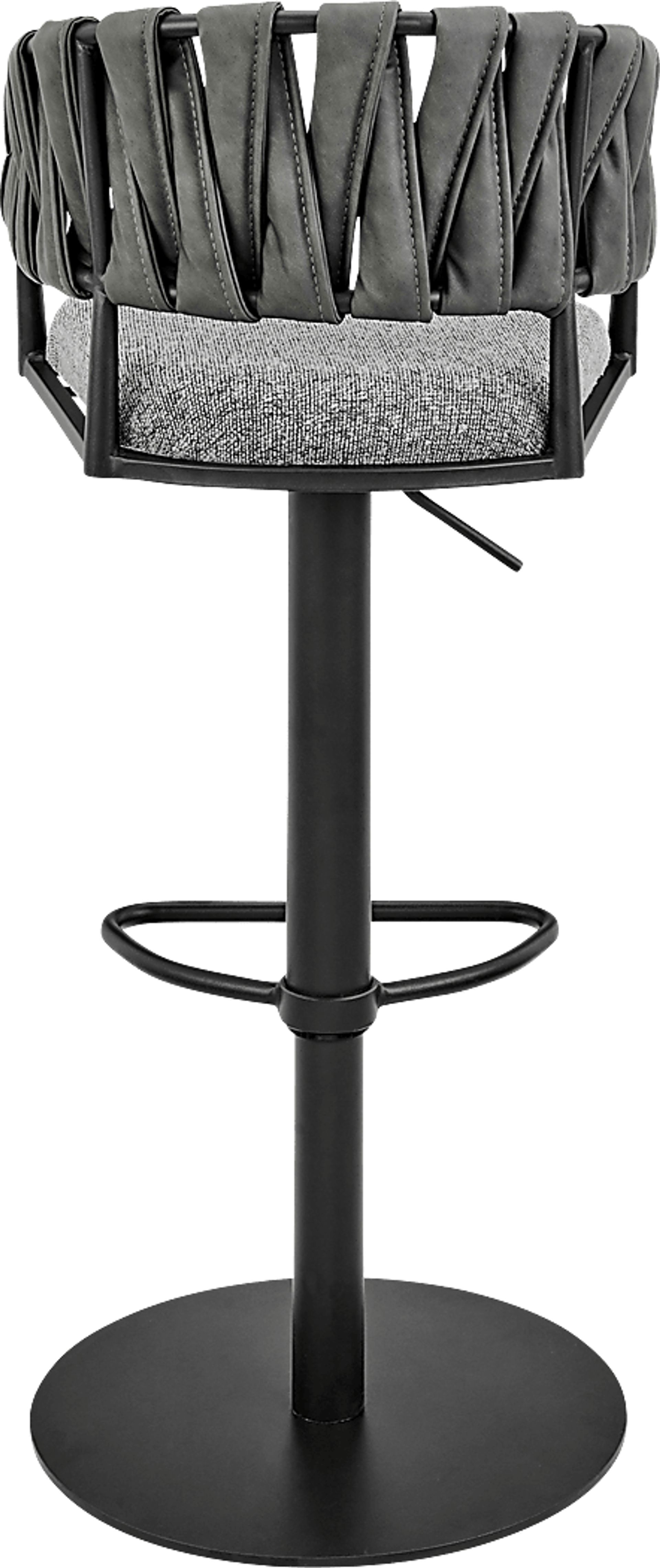 Depue Gray Barstool - Image 5