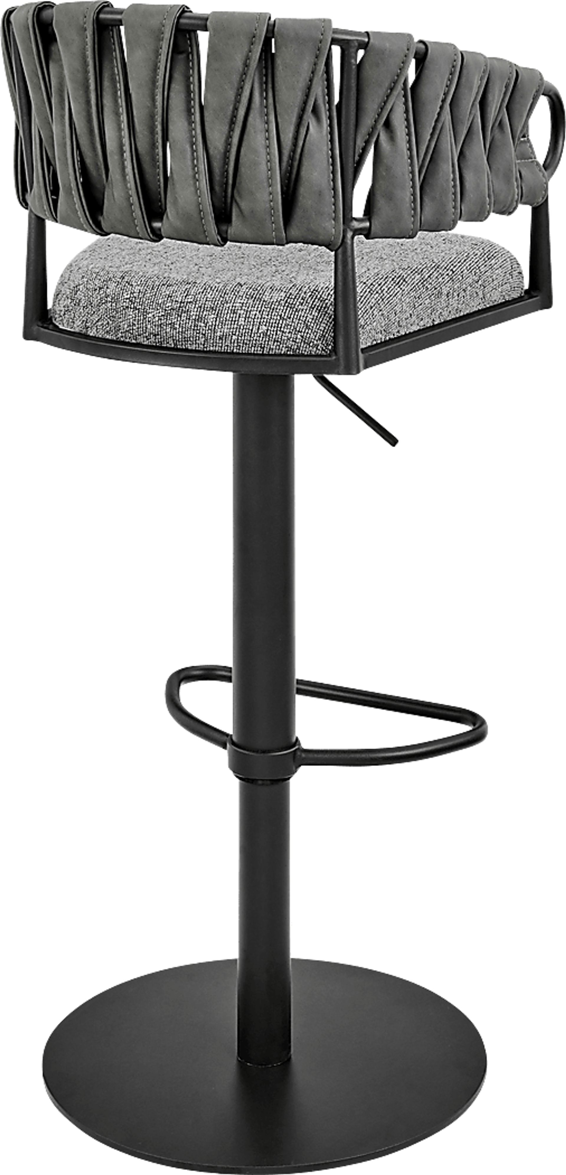 Depue Gray Barstool - Image 6