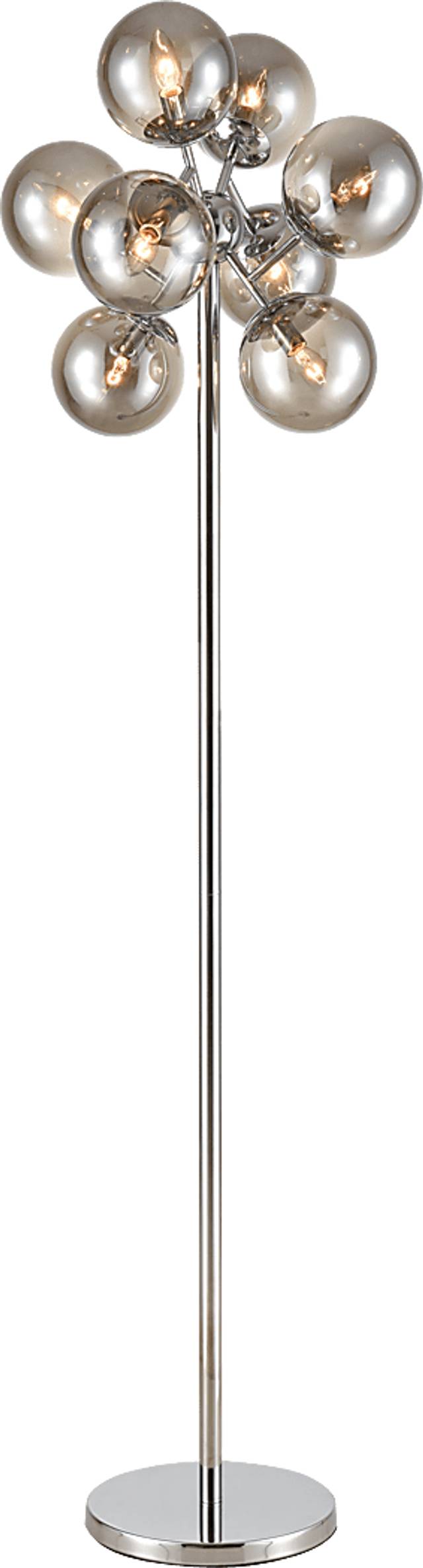 Derby Loop Silver Floor Lamp - Thumbnail - Image 1
