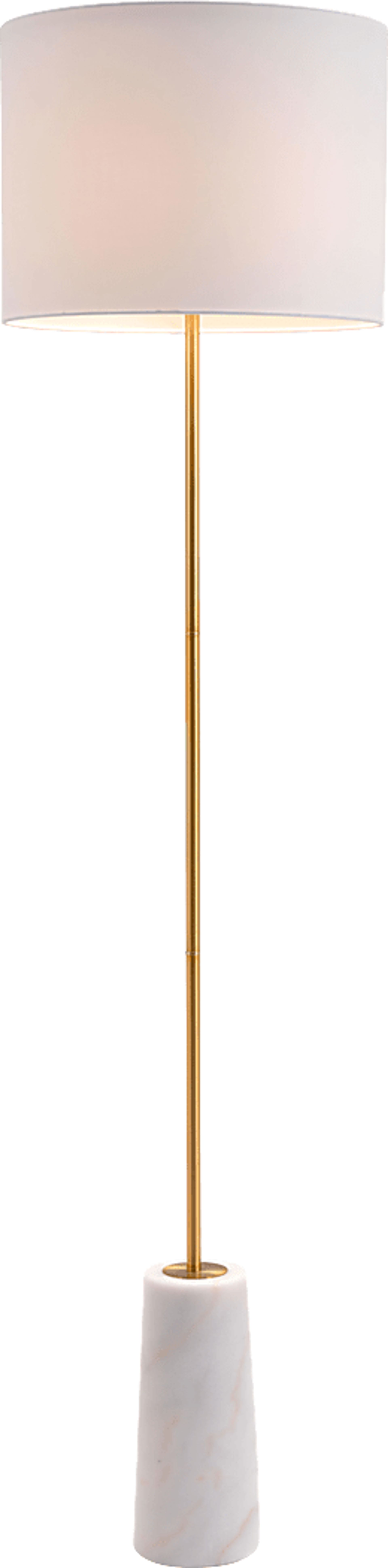 Dereef Gate White Floor Lamp - Image 1