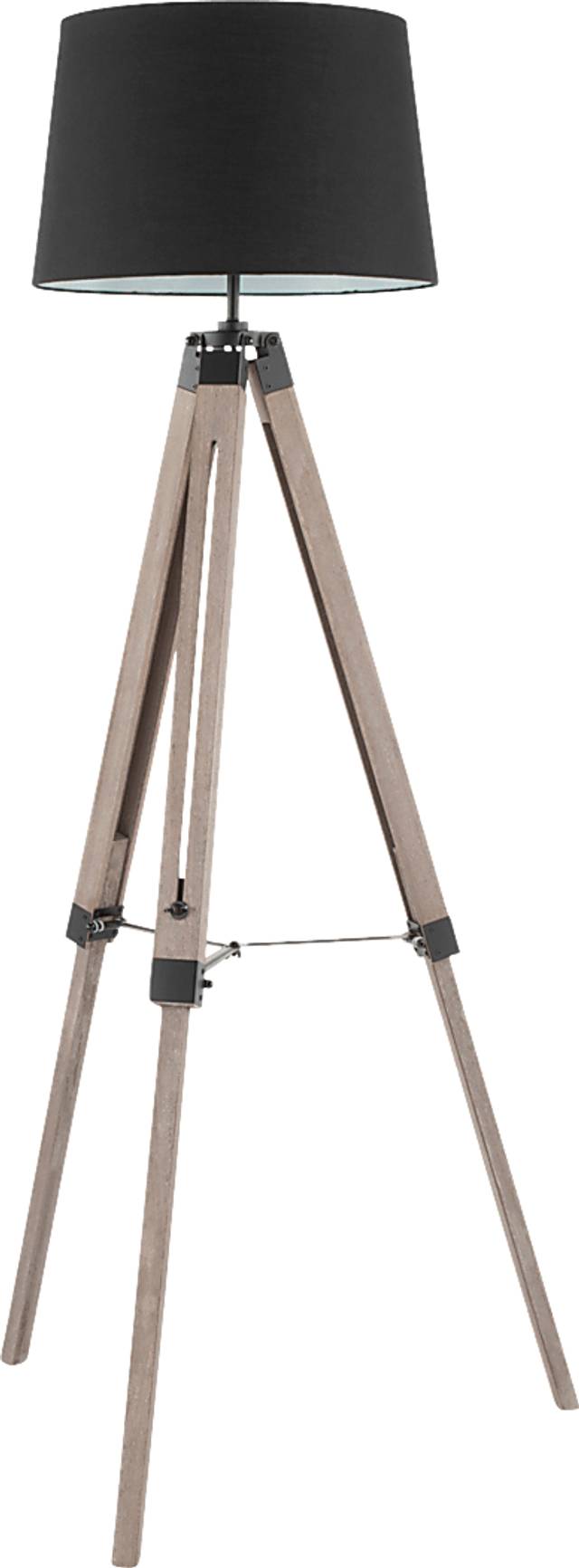 Dergano Black Floor Lamp - Thumbnail - Image 1