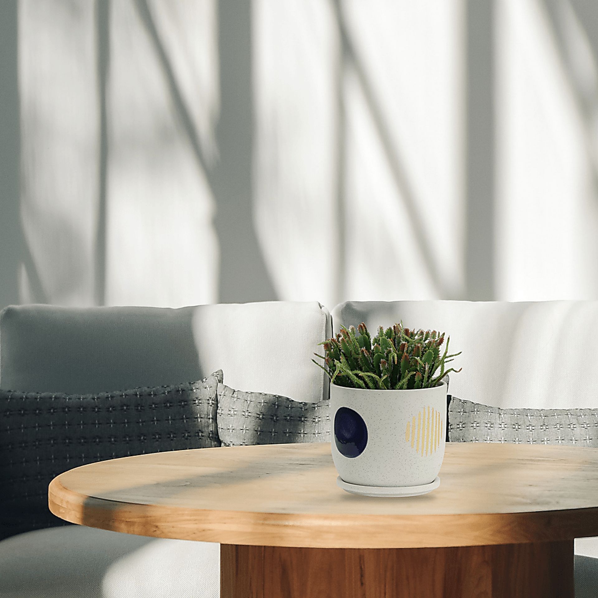 Dericote White Planter - Image 2
