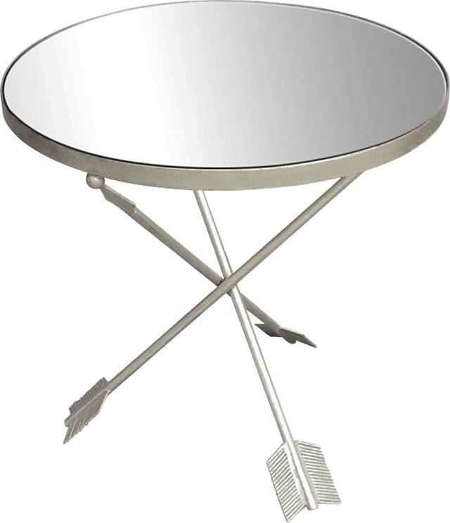 Derring Silver Accent Table - Thumbnail - Image 1