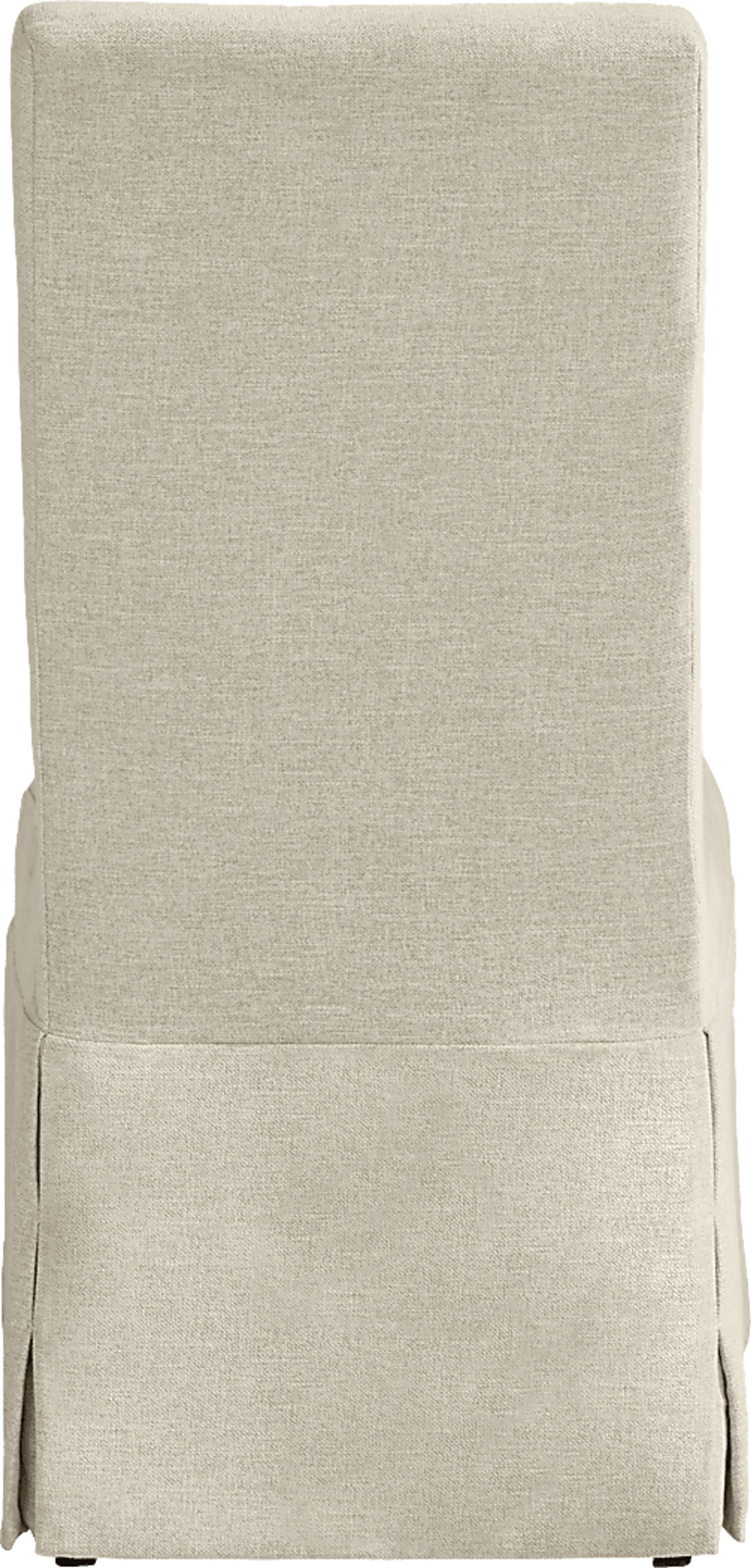 Derry Lane Ivory Skirt Dining Chair - Image 3