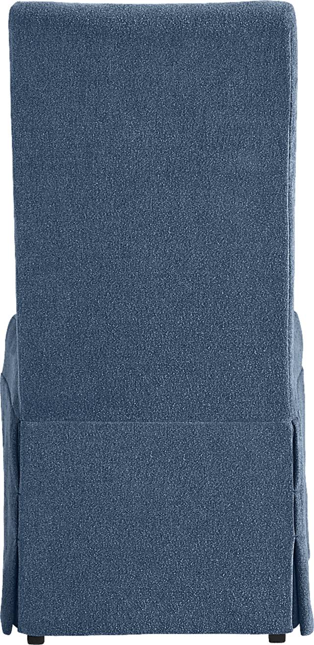 Soraya Street White 5 Pc Dining Room with Navy Side Chairs - Thumbnail - Image 7