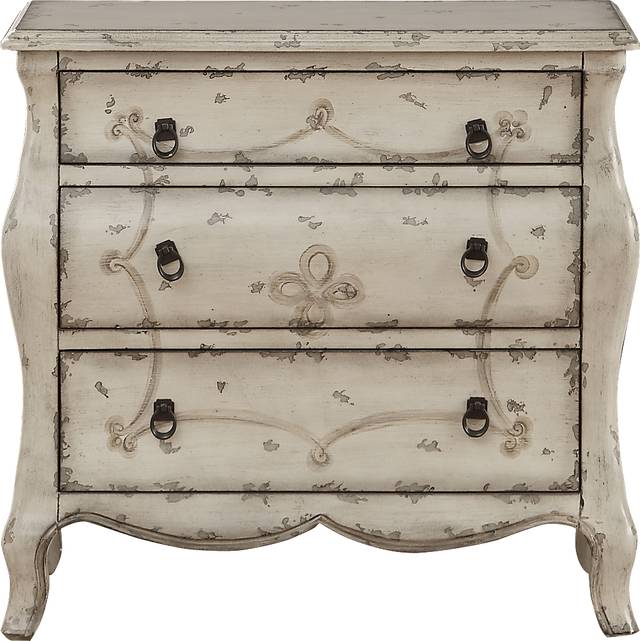 Derry Off-White Accent Cabinet - Thumbnail - Image 1