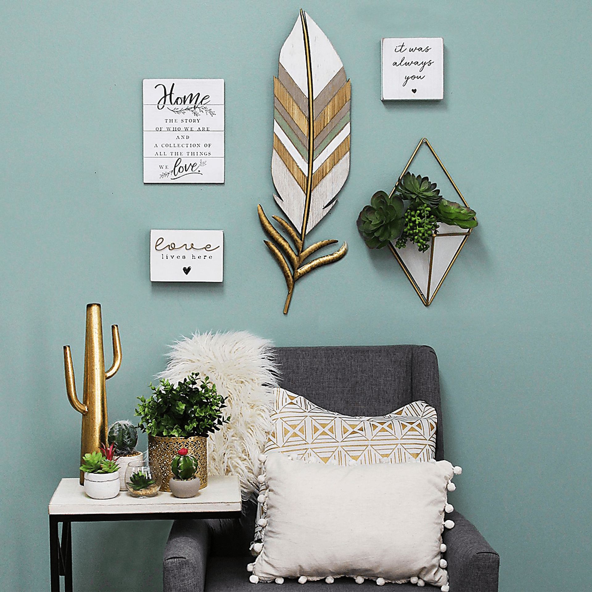 Derth Gold Wall Decor - Image 3