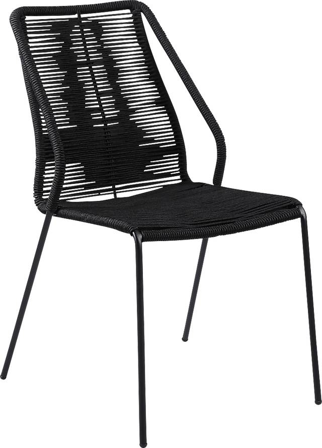 Derussey Black 3 PC Outdoor Dining Set - Thumbnail - Image 3