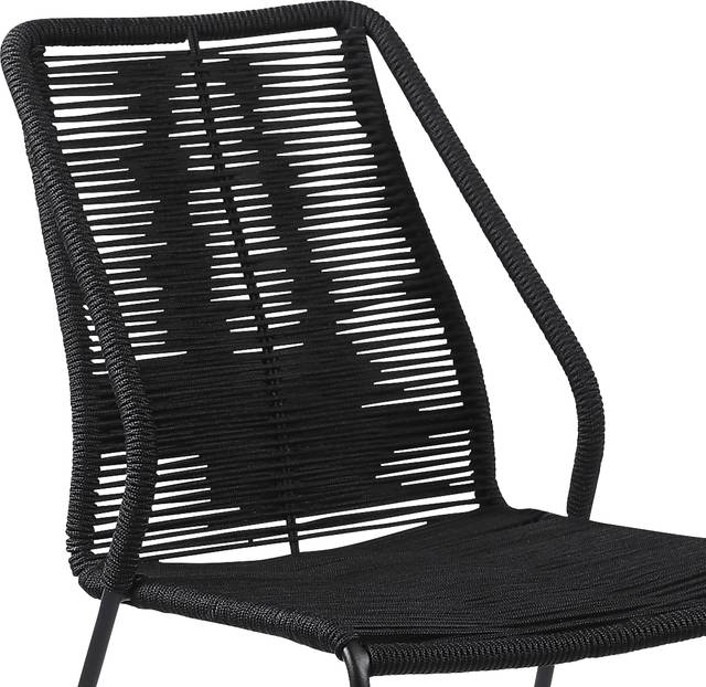 Derussey Black 3 PC Outdoor Dining Set - Thumbnail - Image 5