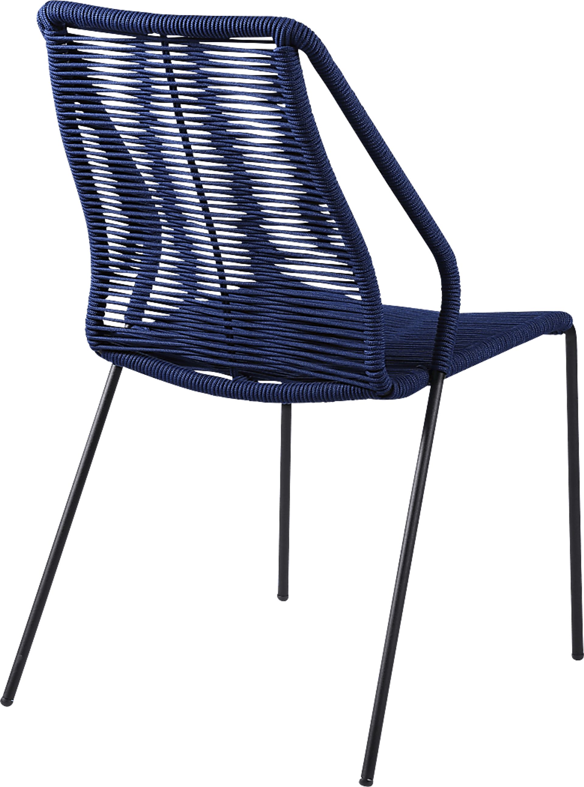 Derussey Blue 3 PC Outdoor Dining Set - Image 4