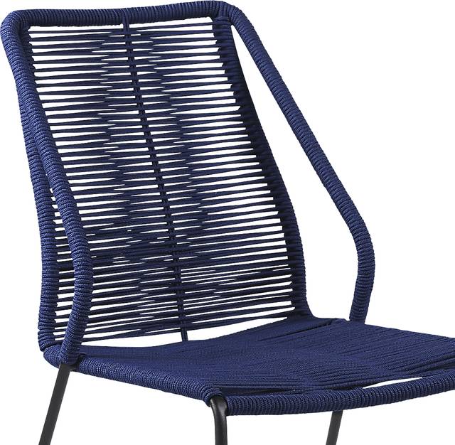 Derussey Blue 3 PC Outdoor Dining Set - Thumbnail - Image 5