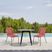 Derussey Red 3 PC Outdoor Dining Set
