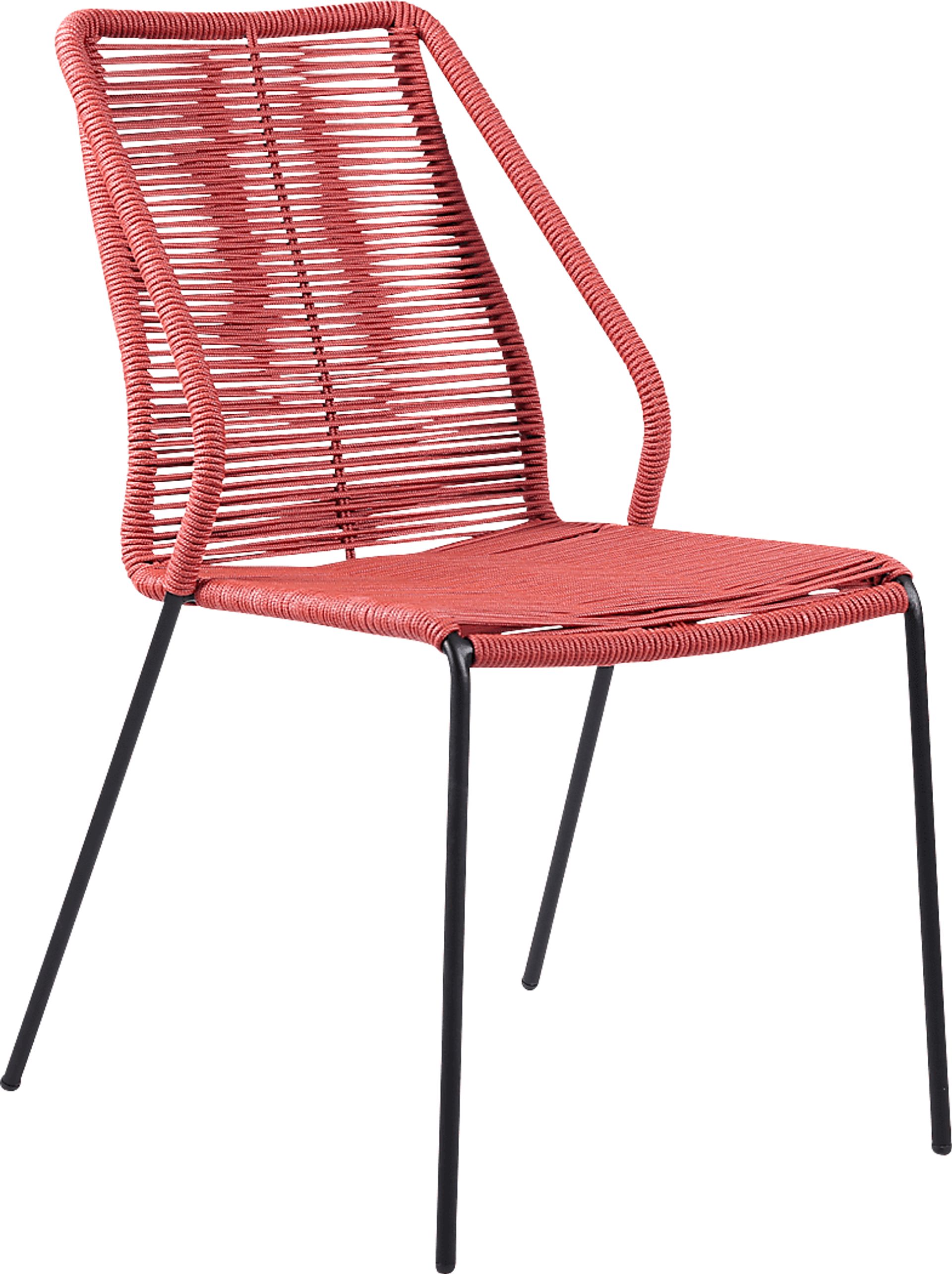 Derussey Red 3 PC Outdoor Dining Set - Image 3