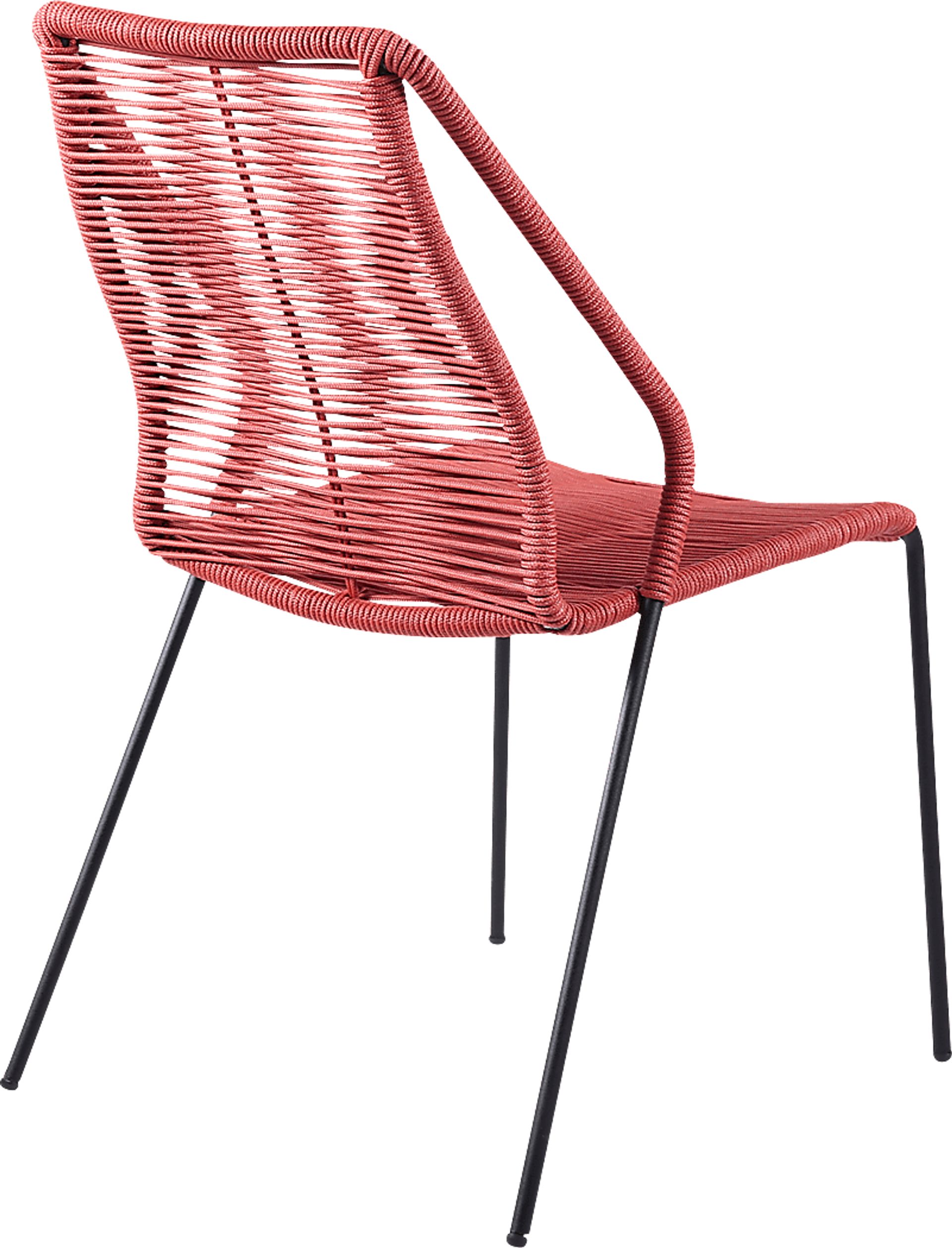 Derussey Red 3 PC Outdoor Dining Set - Image 4