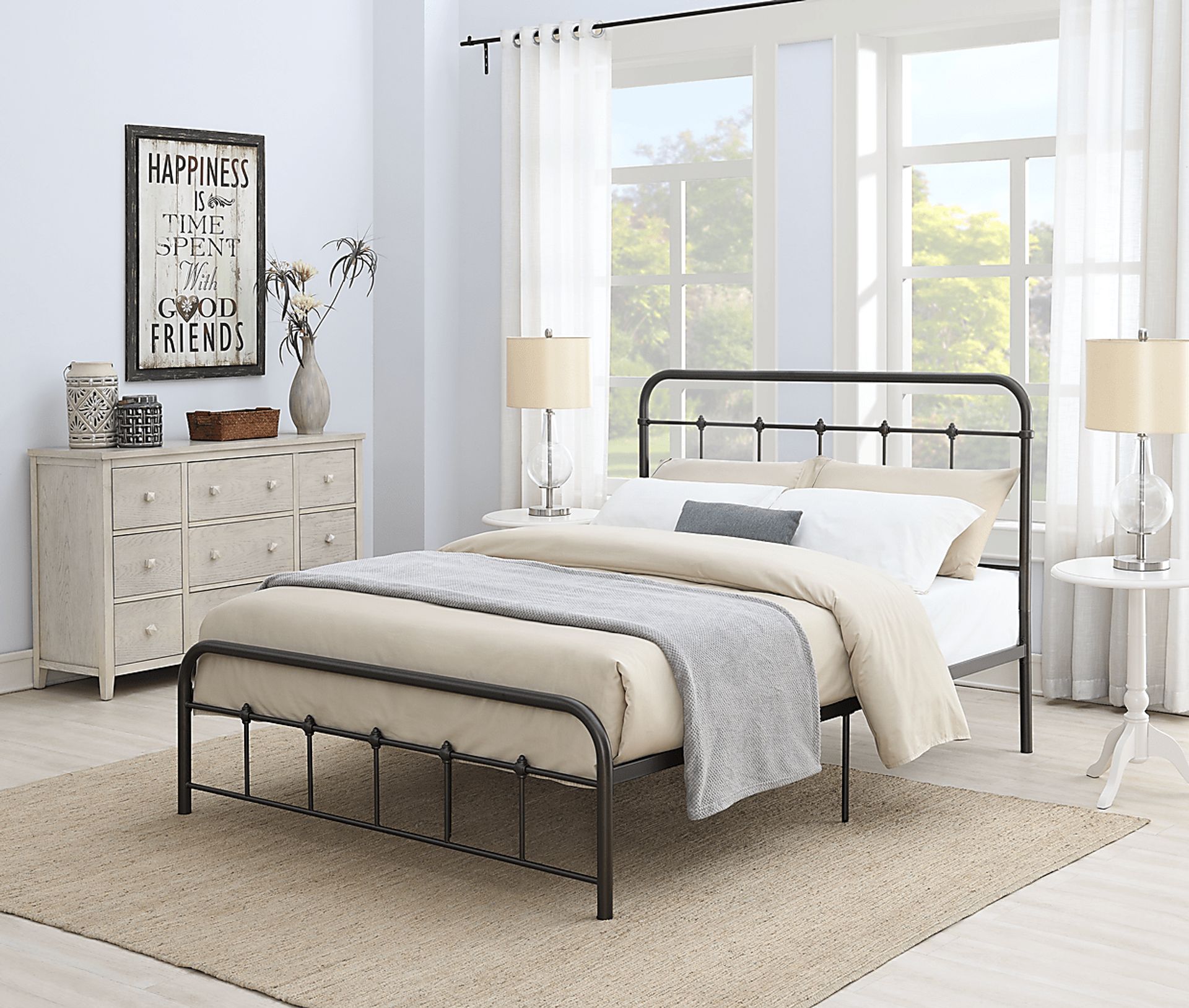 Derwood Bronze King Bed - Image 3