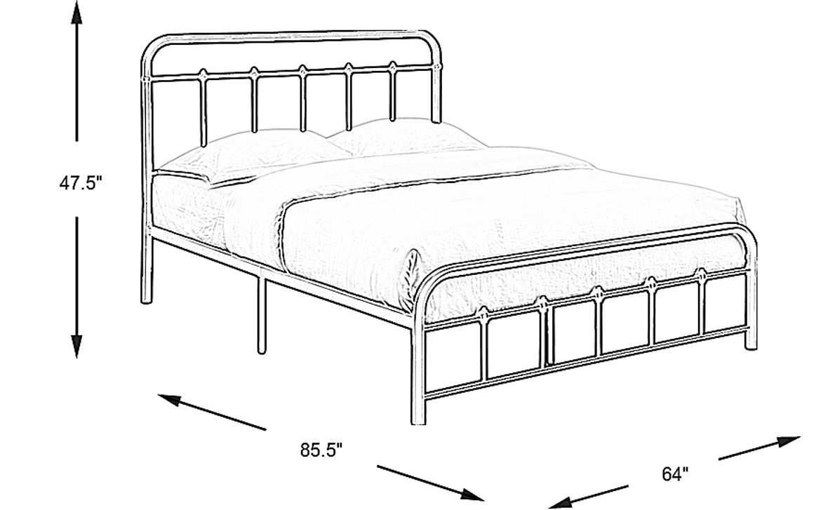 Derwood Bronze Queen Bed