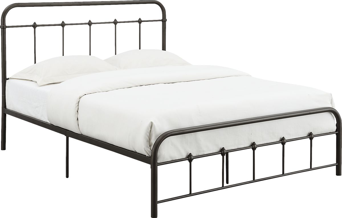 Derwood Bronze Metal Brown,Yellow Queen Bed | Rooms to Go