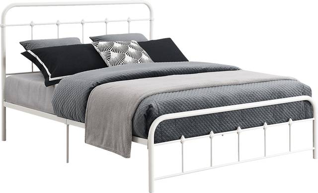 Derwood White King Bed - Thumbnail - Image 1