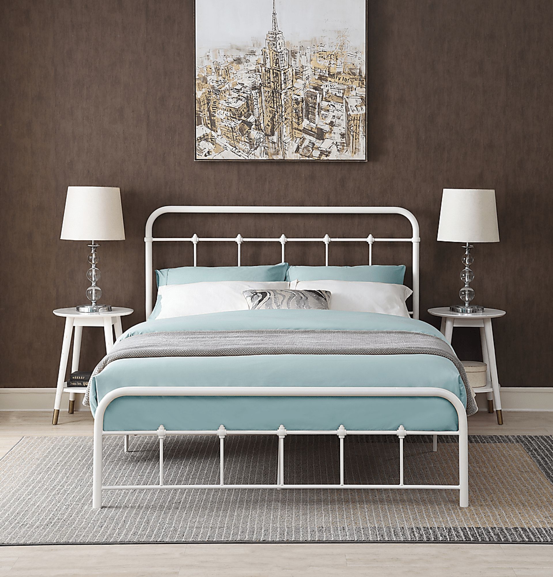 Derwood White Queen Bed - Image 4