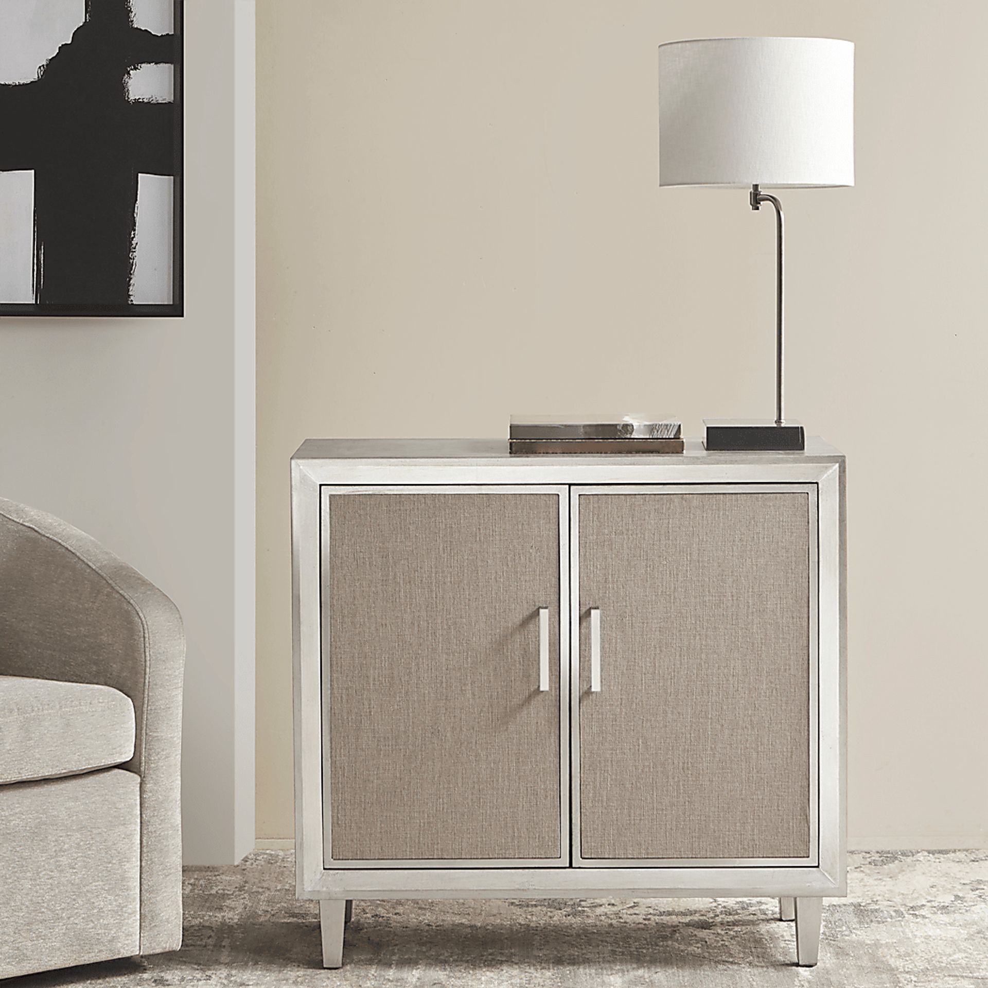 Desalvo Silver Accent Cabinet - Image 8