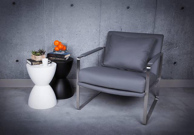 Deschamp Black Accent Stool - Thumbnail - Image 2
