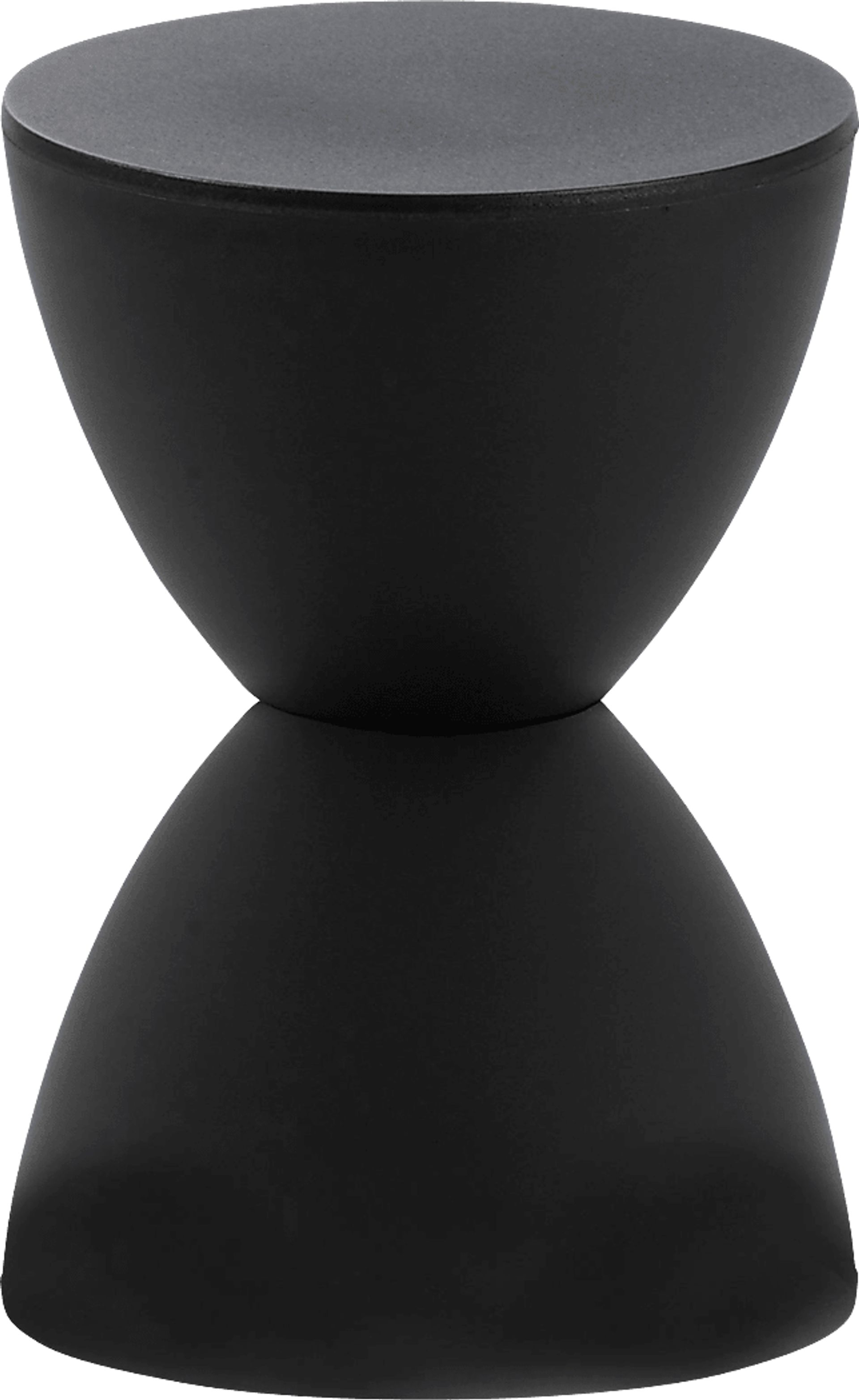 Deschamp Black Accent Stool - Image 1