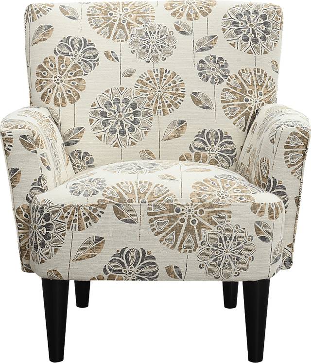 Desco Brown Accent Chair - Thumbnail - Image 1