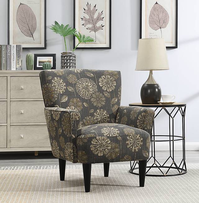Desco Gray Accent Chair - Thumbnail - Image 5